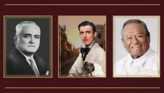 Los compositores yucatecos Armando Manzanero, Guty Cárdenas y Ricardo Palmerín