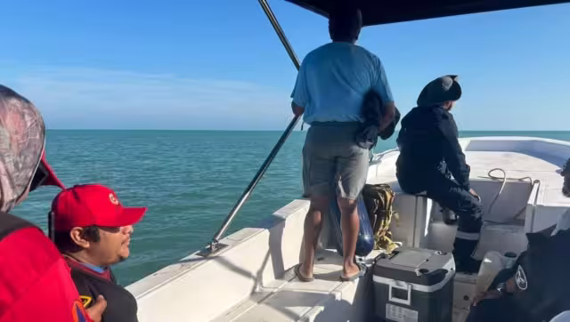 ¡Contra reloj! Aceleran búsqueda de pescadores desaparecidos en Chiquilá