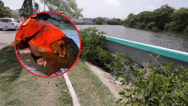 El hombre fue trasladado al Hospital General para recibir atención médica