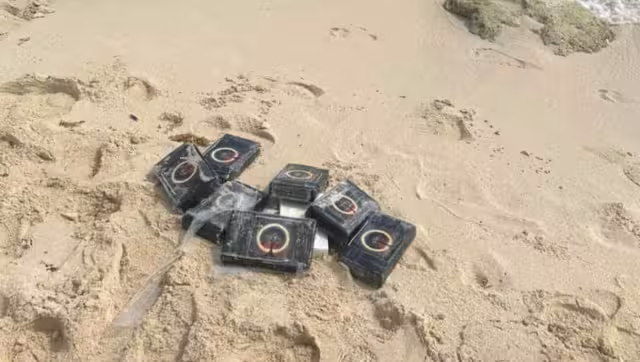 Los ladrillos con cocaína quedaron a cargo de las autoridades