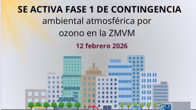 Activan Contingencia Ambiental en la CDMX hoy 12 de febrero.