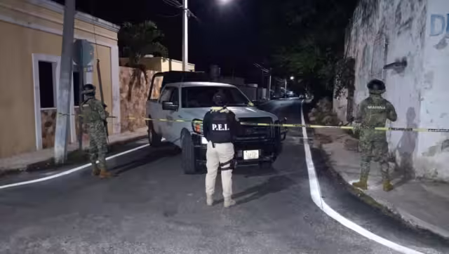 Los cuatro detenidos quedaron a disposición de la FGE Yucatán