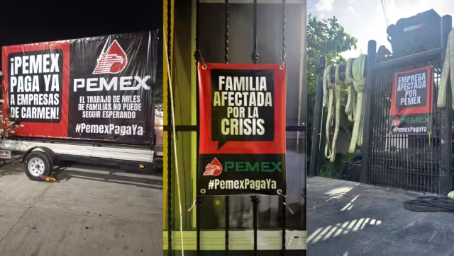 Empresarios en Carmen urgen el pago de contratos pendientes de PEMEX, que prometió la presidenta Claudia Sheinbaum.