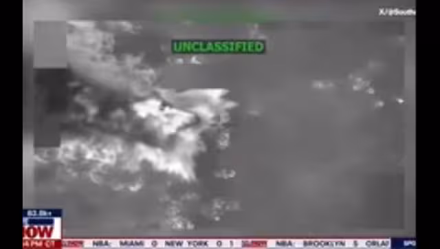 El incidente fue difundido mediante un video, donde se observa el impacto de lo que se describe como un “ataque cinético letal”