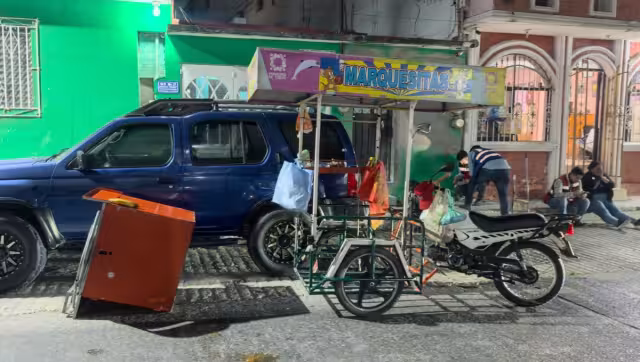 Accidente deja lesionado a joven vendedor de marquesitas.