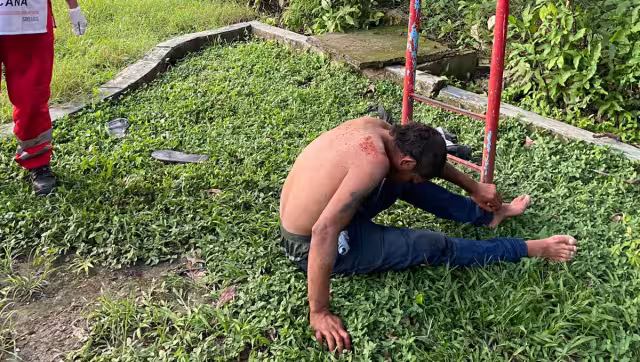 Se embriaga con sus amigos, lo golpean y le roban en Escárcega