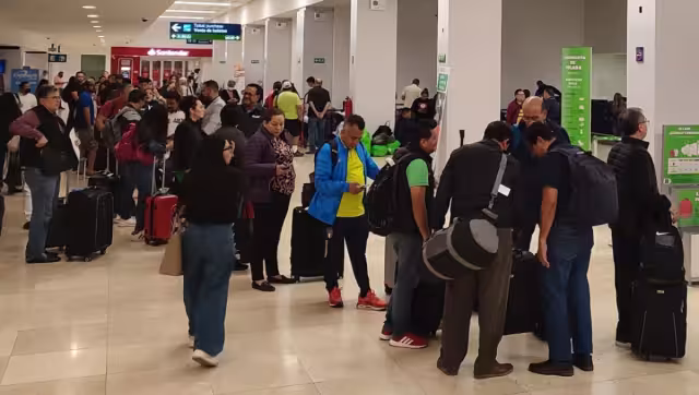 La afluencia de personas ha aumentado en el aeropuerto de Mérida