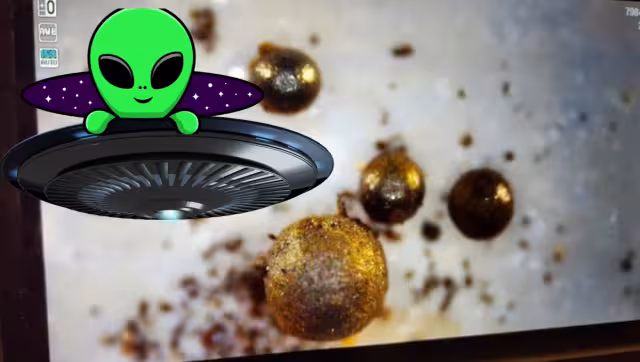 Se cree que los fragmentos son de una nave extraterrestre. Foto: Especial