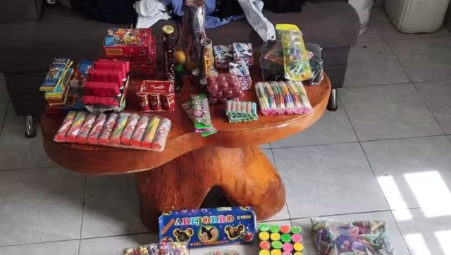 Denuncian que menores juegan con explosivos y podrían provocar un accidente. 
