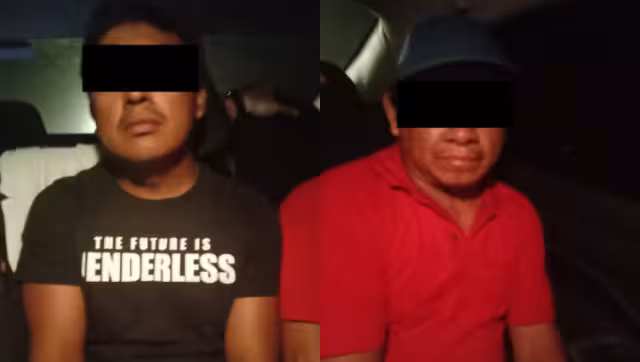 Los dos hombres quedaron a disposición de la FGR