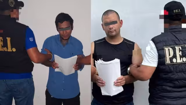 Los señalados fueron detenidos ayer en dos operaciones diferentes