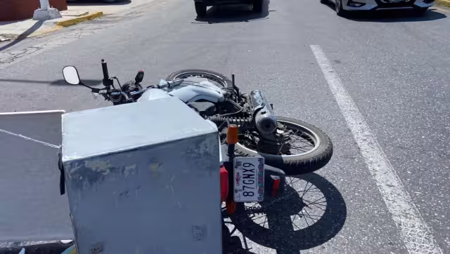 El motociclista conducía a exceso de velocidad
