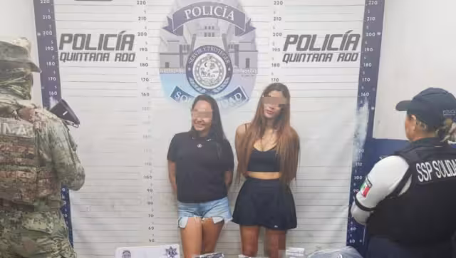 Las mujeres fueron puestas a disposición de la Fiscalía General del Estado para iniciar el proceso legal