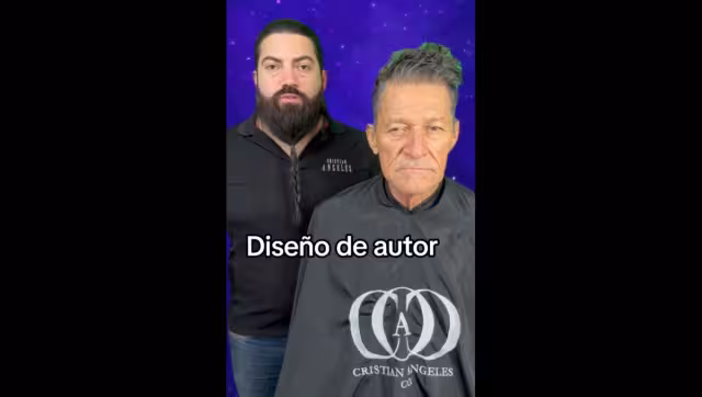En el video de TikTok se muestra el adelanto de un corte de diseño de autor