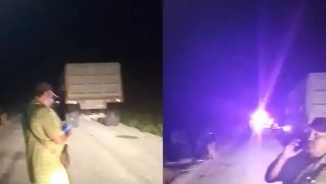 Un joven motociclista perdió la vida tras chocar con un camión de volteo en Champotón.