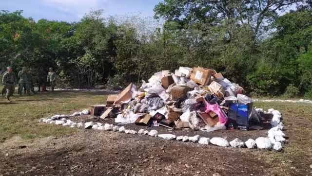 Entre los productos hay marihuana, meta anfetaminas, productos apócrifos y cigarros