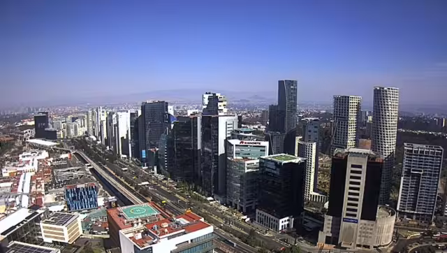 Así luce la CDMX este domingo 25 de febrero