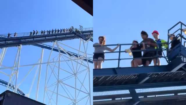 Six Flags Texas sufre apagón y deja a visitantes atrapados en montaña rusa.
