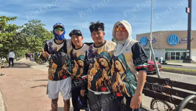 Promesa a la Virgen de Guadalupe une a peregrinos yucatecos en Campeche