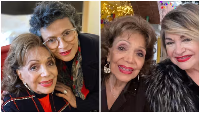 La actriz María Victoria acudió a la Basílica de Guadalupe para cantarle las mañanitas a la Virgen