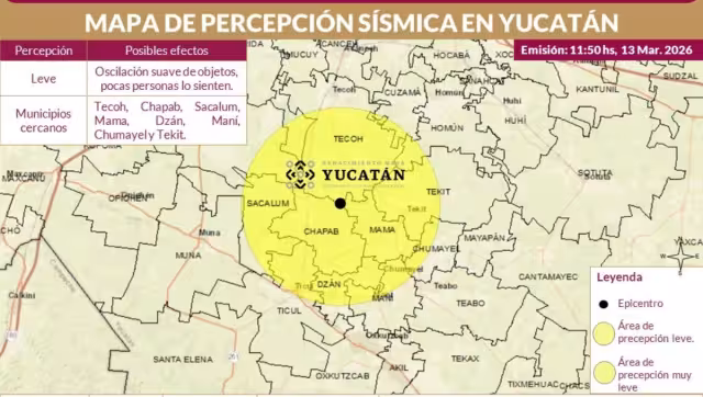 Hasta el momento no se han reportado afectaciones ni personas lesionadas