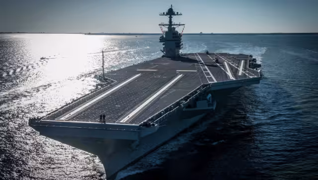 El USS Gerald R. Ford será el segundo portaaviones estadounidense en ser desplegado en poco tiempo en el Medio Oriente