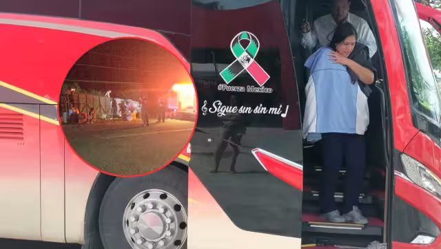 Familias en incertidumbre tras llegada de heridos del autobús volcado a Cancún