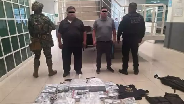 Iván “N”, de 37 años, y José “N”, de 53, fueron detenidos y puestos a disposición de la autoridad judicial