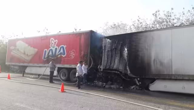 Elementos de Protección Civil lograron sofocar el incendio