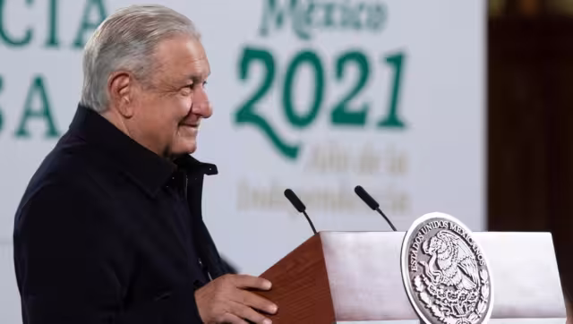 El presidente Andrés Manuel López Obrador, encabeza la conferencia mañanera de este 19 de septiembre