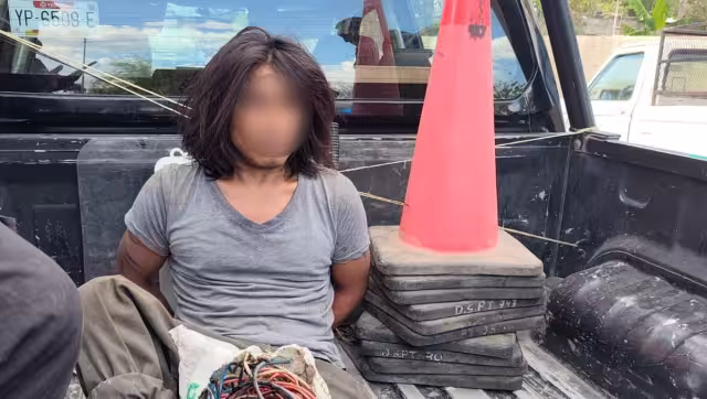 La Policía Municipal detuvo a El Greñas en Tizimín