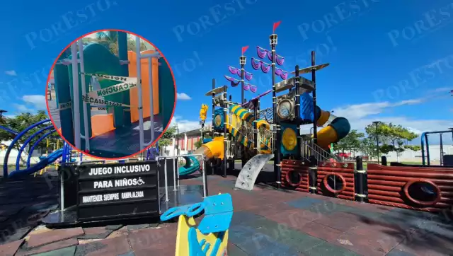 Parque infantil e inclusivo “Ulises Sansores” permanece en malas condiciones en Champotón