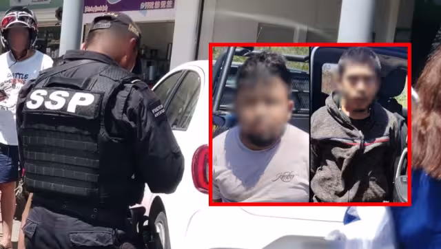 Los dos hombres fueron detenidos por la SSP