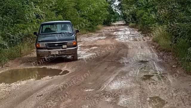 Camiones pesados aceleran deterioro de la vía Santa Adelaida–Zapote