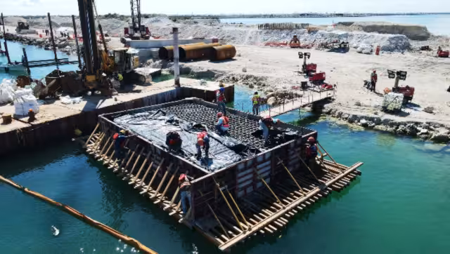 Continúa la llegada de material del Tren Maya a Campeche