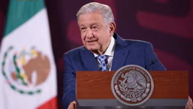 Andrés Manuel López Obrador encabeza este martes 16 de abril, la conferencia mañanera desde Palacio Nacional