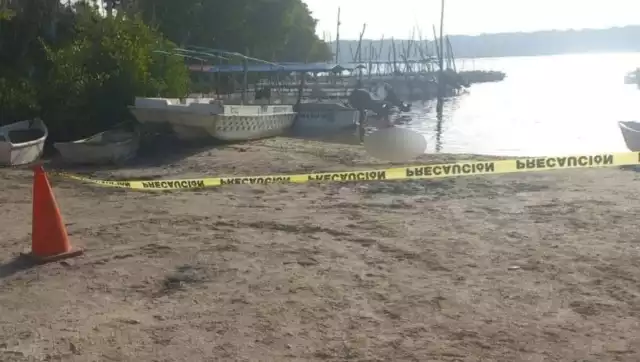 Elementos de la Policía Municipal de Celestún y agentes estatales de la SSP acordonaron la zona