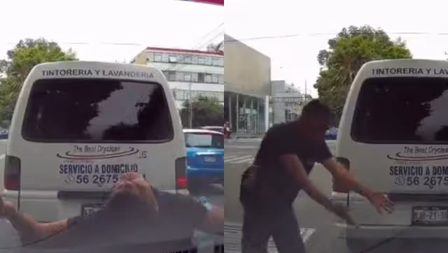 El limpiaparabrisas comenzó a gritarle al conductor por haberlo atropellado