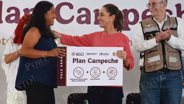 Sheinbaum activa el Plan Campeche con inversión de 1,238 millones para transformar la producción de arroz, carne y leche