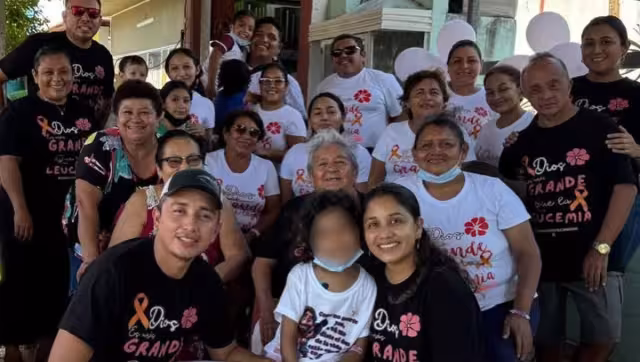 Después de dos años y medio de quimioterapias, Hannah Evia superó la leucemia y regresa a casa