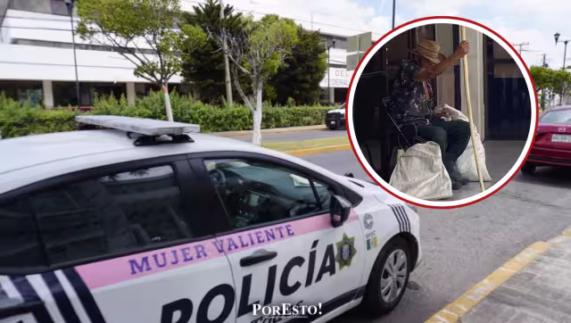 Ciudadanos y policías auxilian a hombre de 76 años