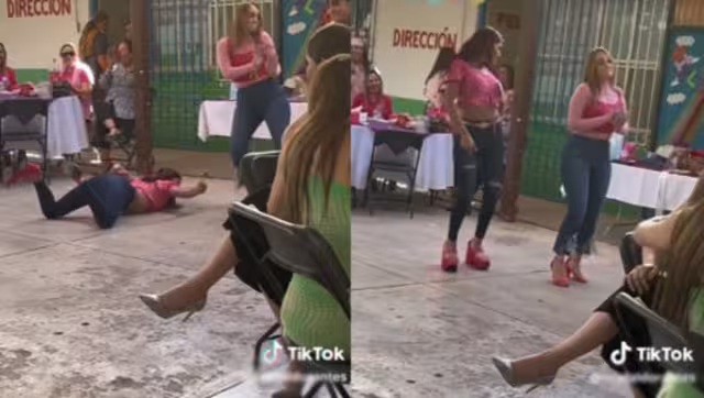 Mamás se hacen virales por bailar reggaetón durante festival escolar del 10 de mayo
