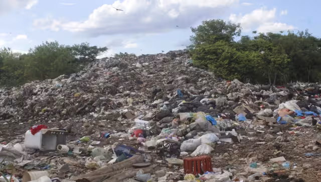 También ingresan varios automóviles particulares al relleno sanitario que llevan por cuenta propia sus desechos