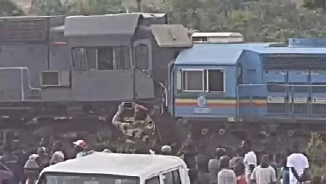 El ferrocarril descarriló en el pueblo de Buyofwe, a unos 200 kilómetros de Kolwezi. Foto: @UPanchayati