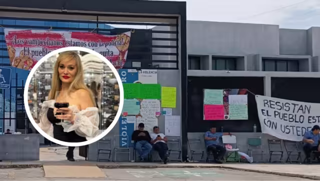 continúa protesta de policías en Campeche