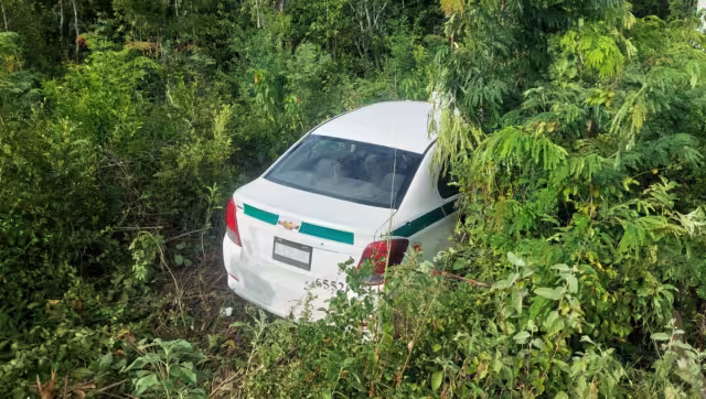 El taxista fue trasladado al Hospital General de Cancún