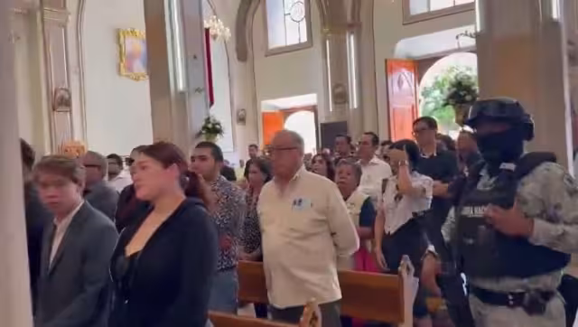 Con el resguardo de fuerzas armdas, se realizó al funberal de Gisela Gaytán, quien era candidata de Morena a la alcaldía de Celaya, Guanajuato