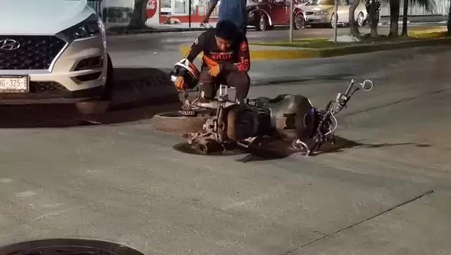 Autoridades agilizan tránsito tras accidente en la colonia Benito Juárez