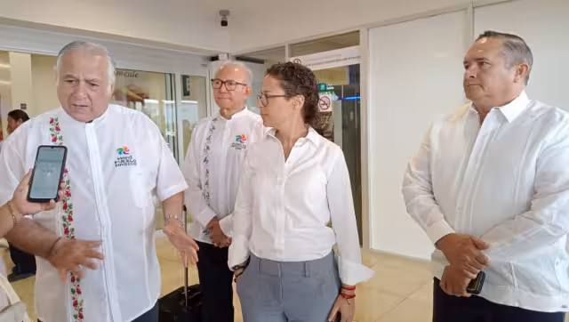 Miguel Torruco fue acompañado por la Secretaria de Turismo de Yucatán