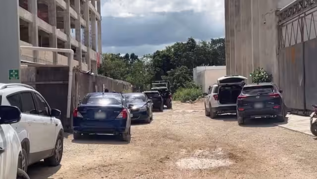 El área de la construcción ha sido acordonada